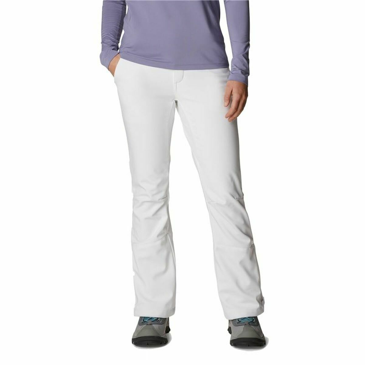 Long Sports Trousers Columbia Roffee Ridge IV Lady White 40